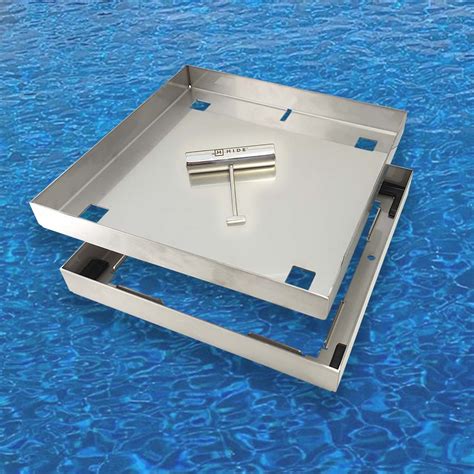 stainless steel skimmer box covers|skimmer lid cover.